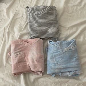 3 AMERICAN EAGLE BLOUSES